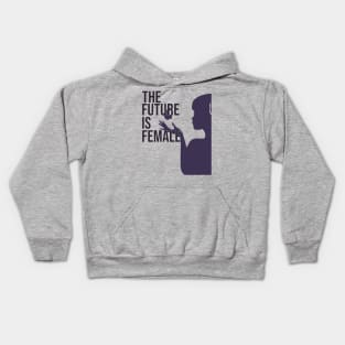 the future is female Kids Hoodie